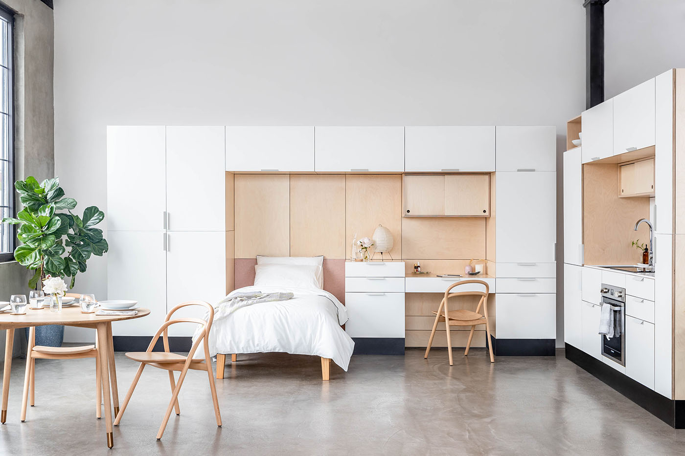 BentoBuild — wall-mounted modular furniture system